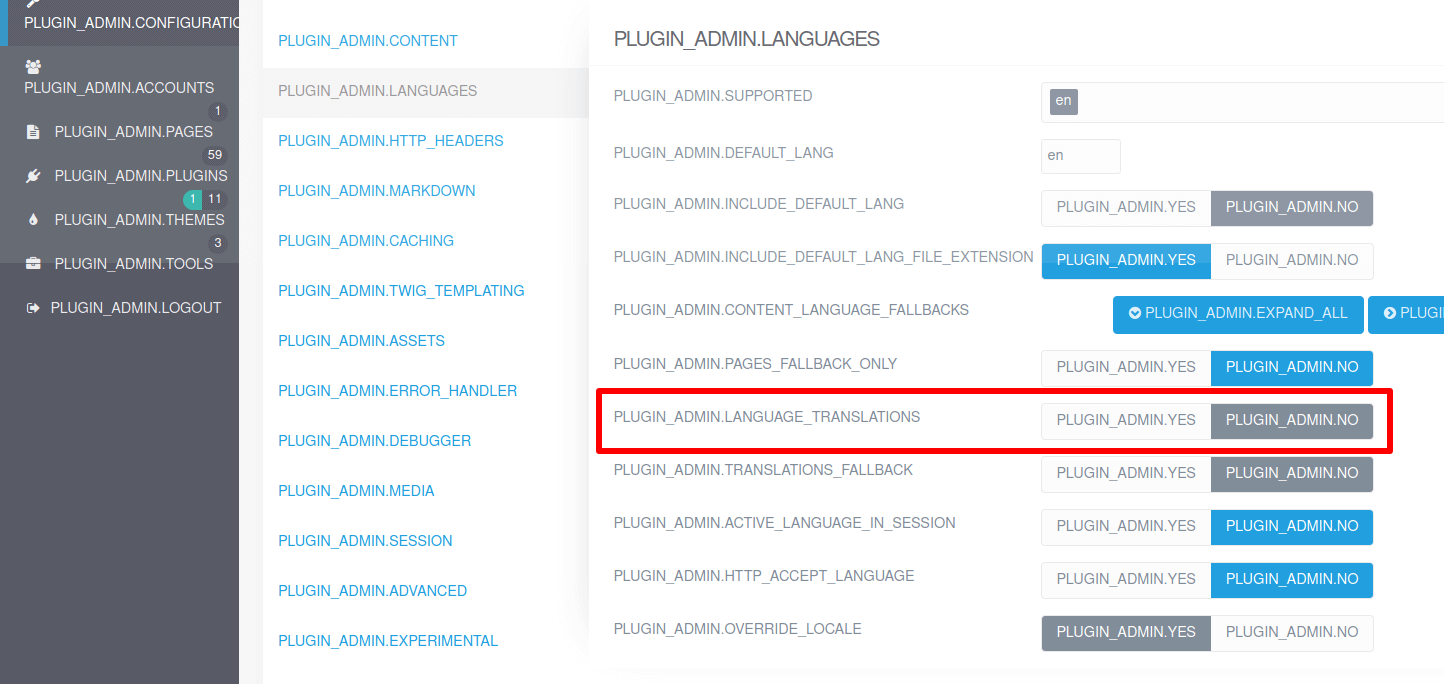 Fix translations